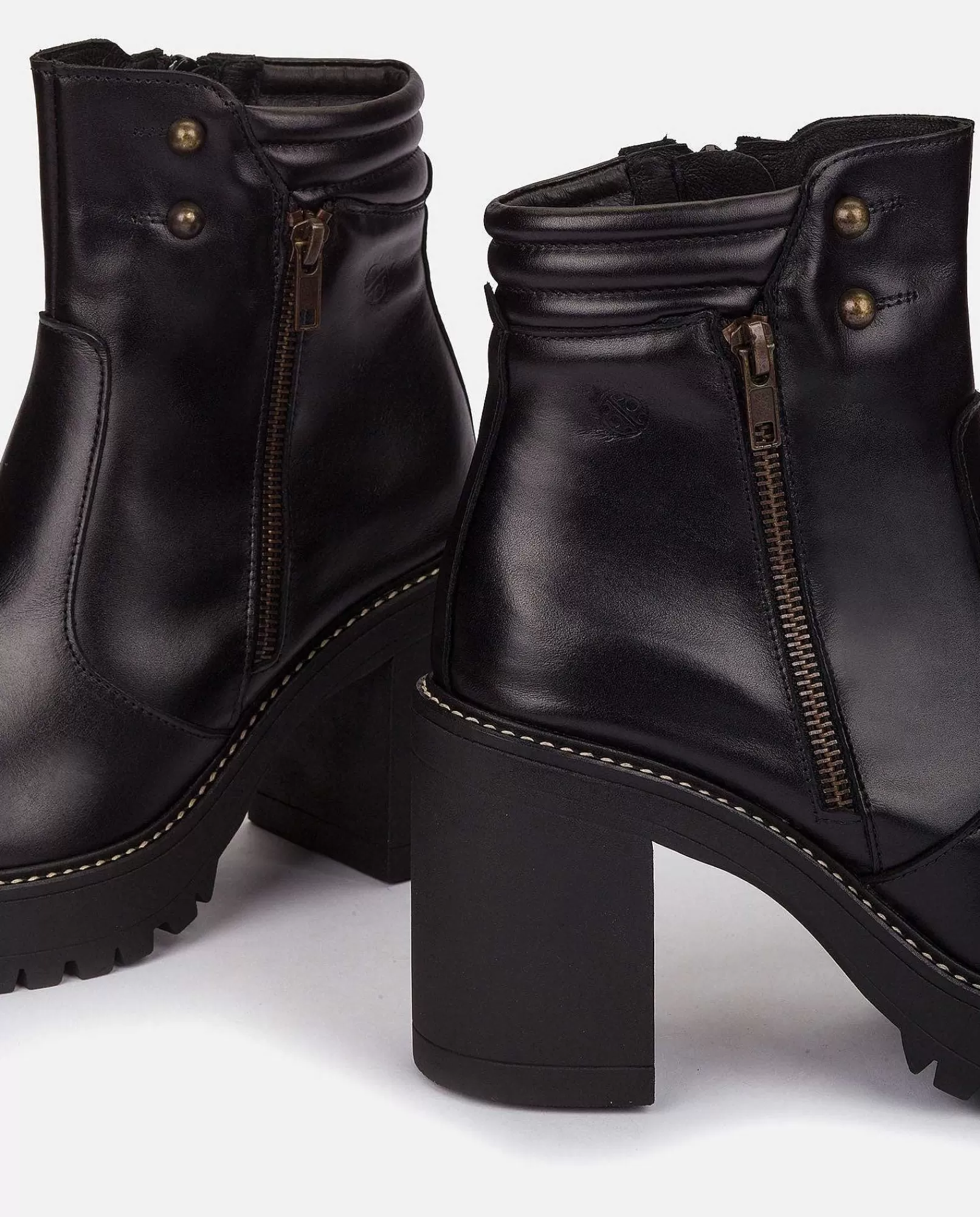 Mujer Yokono Botin De Tacon Tuna-002 Negro