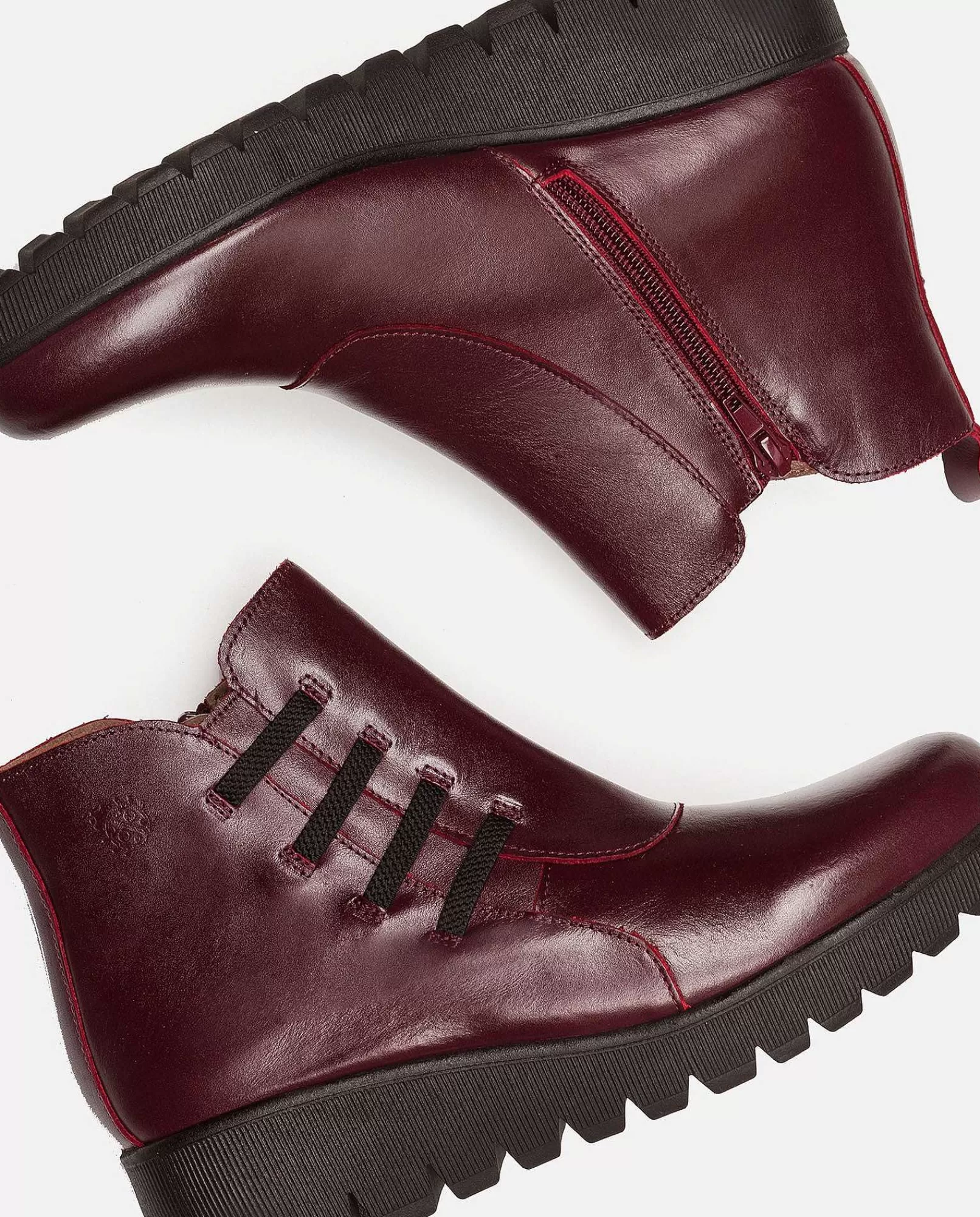 botin_plano_atenas_033_burdeos_5.webp Mujer Yokono Botin Plano Atenas 033 Burdeos