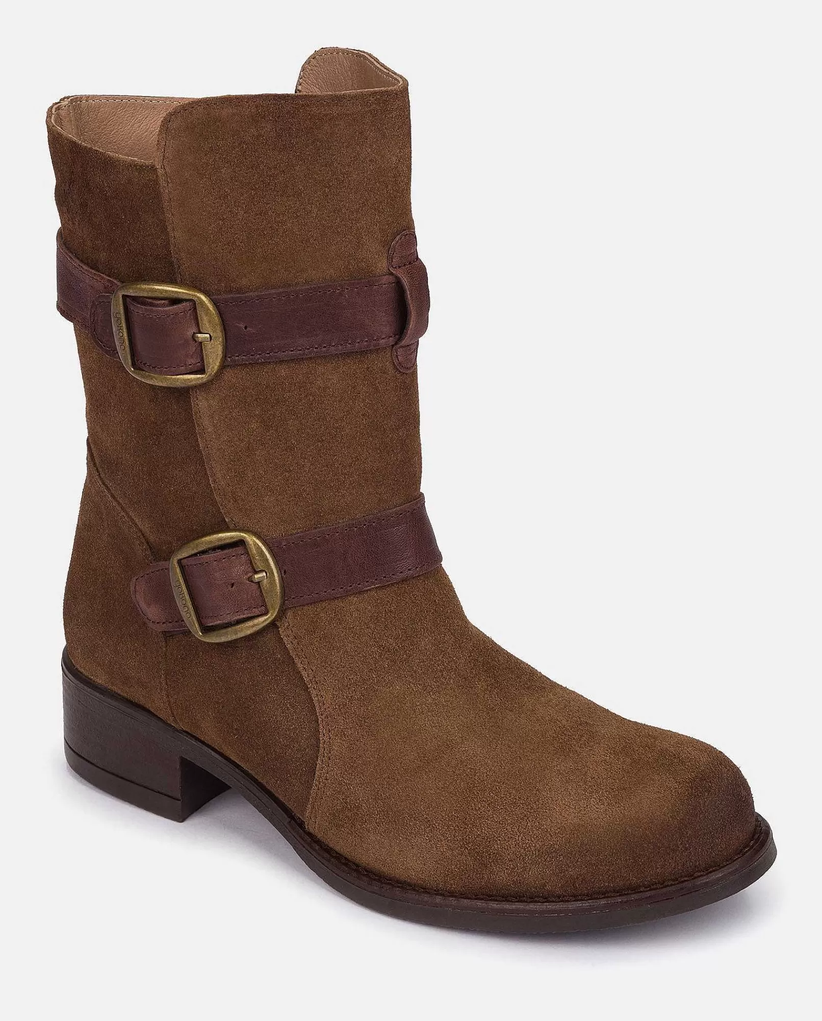 Mujer Yokono Botin Plano Mons-003 Marron