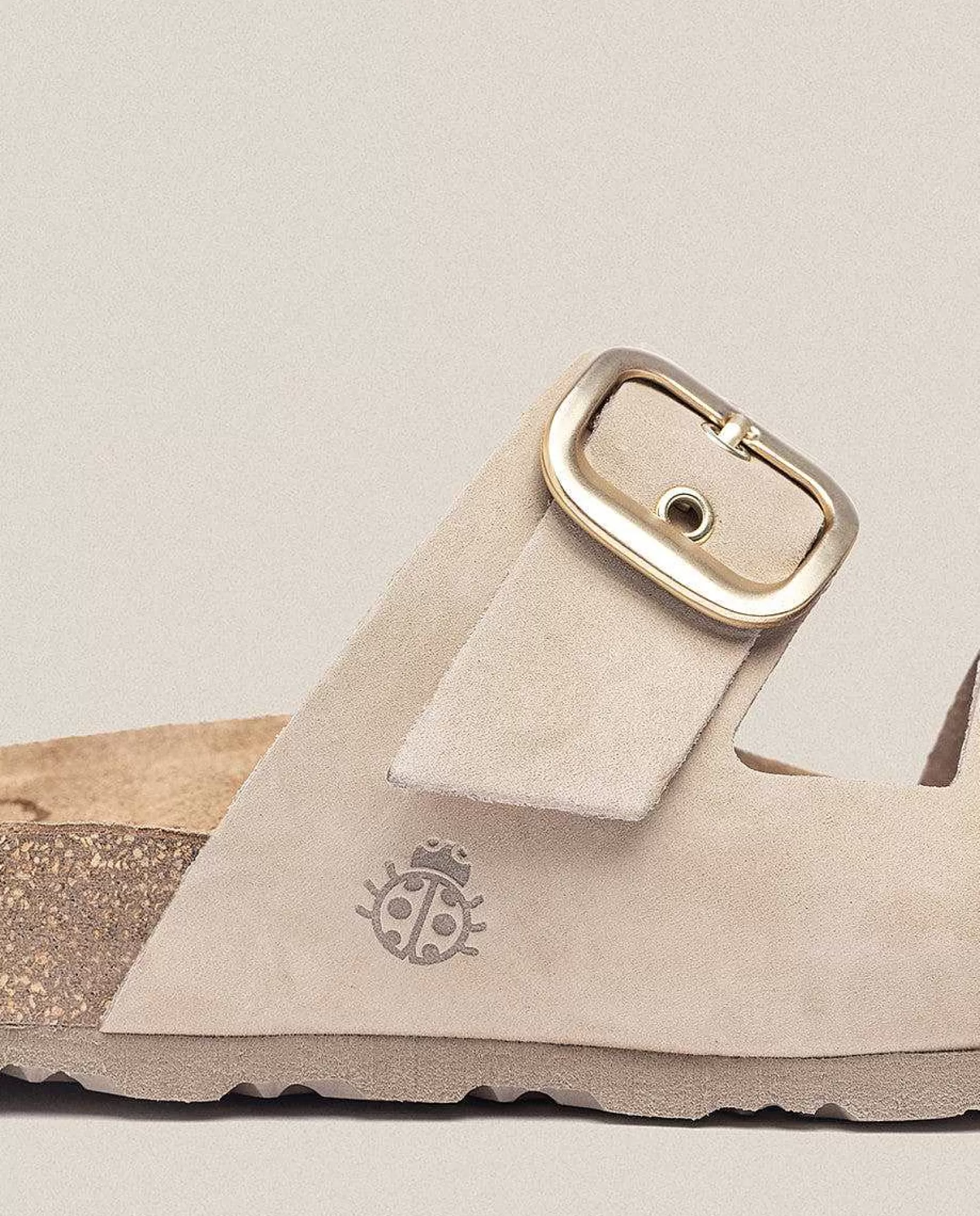 Mujer Yokono Sandalia Plana Jerba 136 Beige